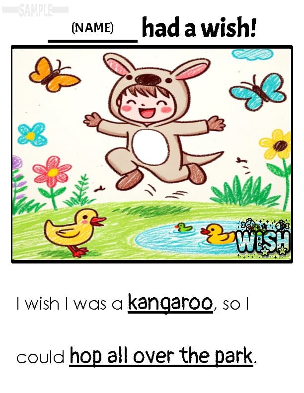 Fish Had a Wish Writing Activity | Read Aloud Book Companion Writing Pages for Kindergarten