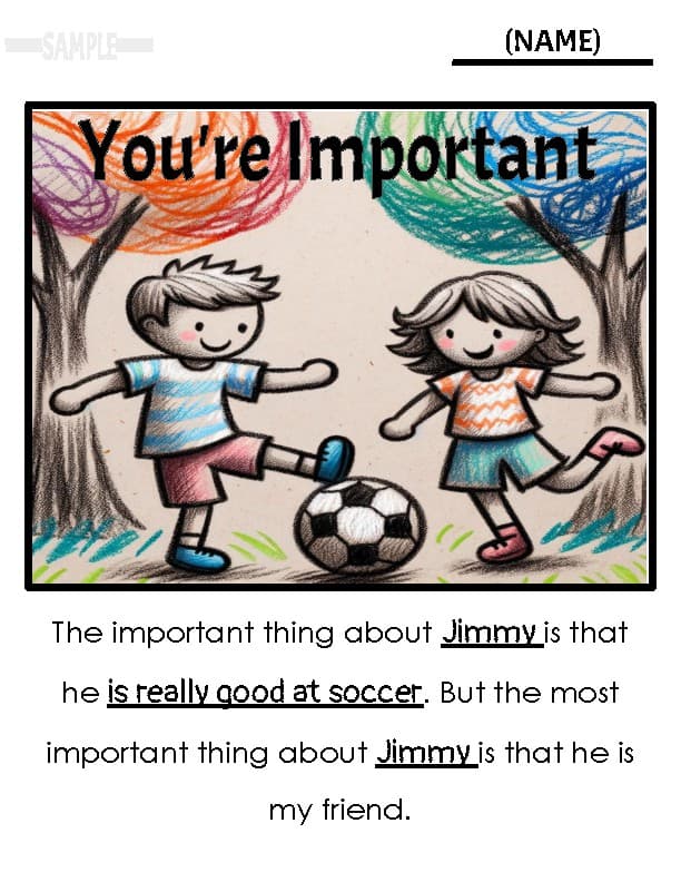 The Important Book Writing Activity | Margaret Wise Brown Book Companion and Class Book